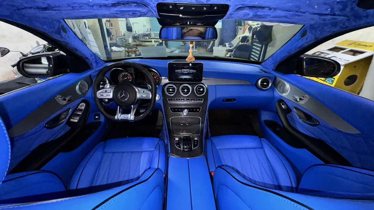 Bọc ghế Mercedes GLC300 tại Ngọc Phát Auto
