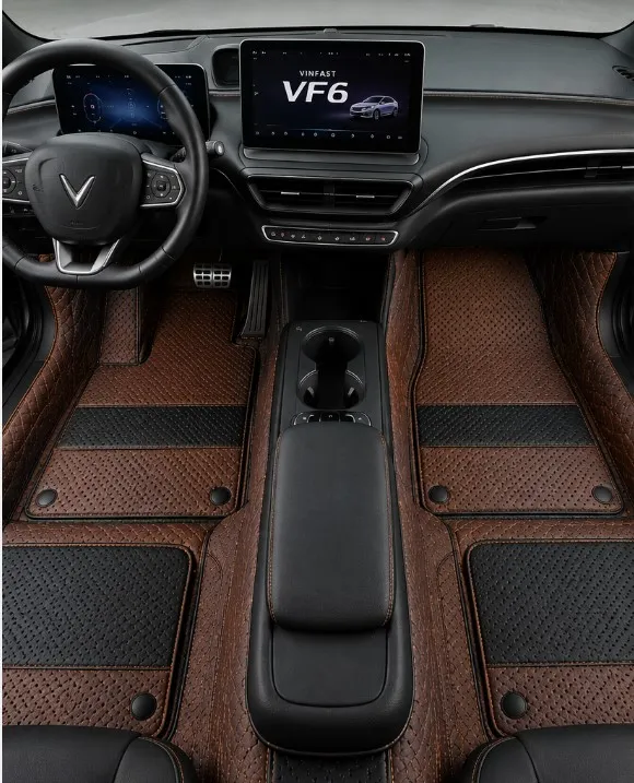 Thảm lót sàn VinFast VF6 May Phối Đục Lỗ